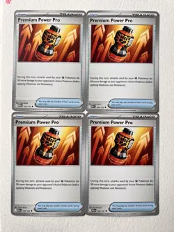 4 x Premium Power Pro - 124/132 Mega Evolution - NM - Playset - Pokemon TCG - Image 2