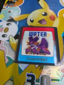 Pokemon 3D Lenticular card Swampert - Image 1