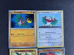 Hawlucha 4-card lot 1 HOLO Rare/1 Rev HOLO+more mixed Pokemon lot - ships PWE - Image 3