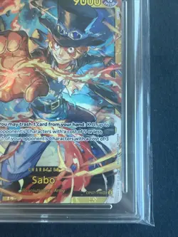 ACE 10 One Piece Card Game Sabo OP07-118 Secret SEC - Image 4