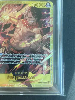 Portgas D. Ace OP07-119 SEC One Piece Cards ACE 10 Gem Mint - Image 4
