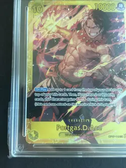 Portgas D. Ace OP07-119 SEC One Piece Cards ACE 10 Gem Mint - Image 5