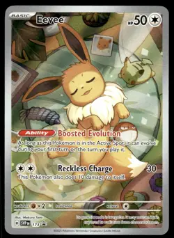 Pokemon TCG SV: Scarlet & Violet Promo Cards #173 Eevee NM - Image 1