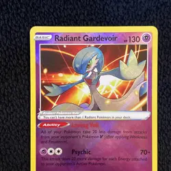 Radiant Gardevoir - Pokemon TCG Lost Origin 069/196 - NM Shiny Holo Rare Card - Image 2