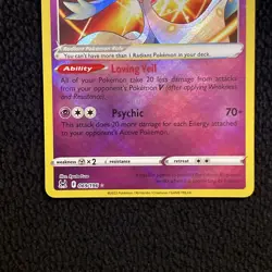 Radiant Gardevoir - Pokemon TCG Lost Origin 069/196 - NM Shiny Holo Rare Card - Image 3