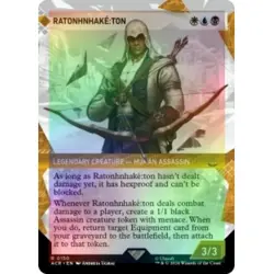 FOIL RATONHNHAKE:TON (SHOWCASE) X4 Universes Beyond: Assassin's Creed Magic MTG - Image 1