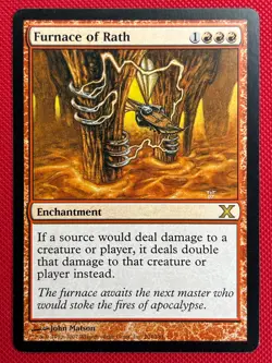 MTG 1X Furnace of Rath X1 Core Set 10th Edition Magic - LP - Image 1