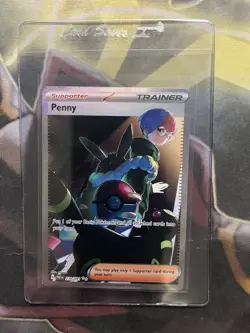 Pokemon TCG Penny 239/091 Paldean Fates Special Illustration Rare NM - Image 1