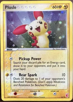 Pokemon TCG Plusle EX Trainer Kit 2 6/12 Holo Common-MP - Image 1