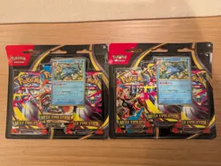 x2 Pokemon Mega Evolution 3 Pack Blister Packs (GoldDuck) Factory Sealed - Image 1