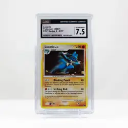 2007 Pokemon Lucario lv39 holo POP Series 6 - 2/17 - CGC 7.5 - Image 1