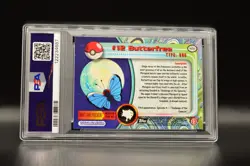 Butterfree PSA 9 Topps 1999 Pokemon TV #12 MINT Animation Edition Newly Graded - Image 3