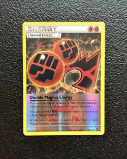 Pokemon TCG - Double Magma Energy 34/34 - Reverse Holo Rare! XY Double Crisis - Image 1