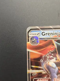 Pokemon Greninja GX #SM197 Sm Holo Black Star Promo Full Art TCG MP-/HP+ - Image 5