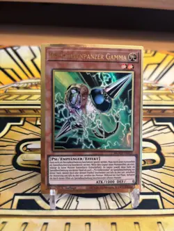 Yugioh PSI-Hullenpanzer Gamma Gold Rare MGED-DE012 - Image 1
