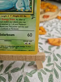 Venusaur - 18/130 Base Set 2 Holo Rare Pokemon Card - LP/MP - Image 5