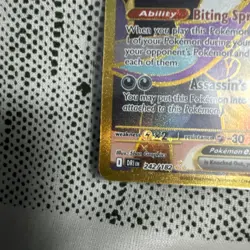 Pokemon TCG Team Rocket's Crobat EX 242/182 Destined Rivals Gold Hyper Rare Card - Image 4