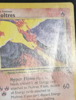 Moltres 21 Black Star Promo 2000 Pokemon TCG Card MP - Image 4