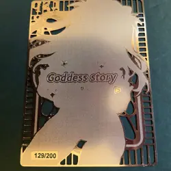 Goddess Story Gold METAL Card - Serial Number #/200! Anime Girl Bikini Asuka - Image 5