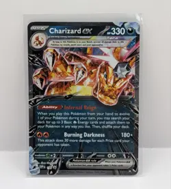 Pokemon Card TCG - Charizard EX SVP 196 - Black Star Promo - NM ⭐ - Image 1