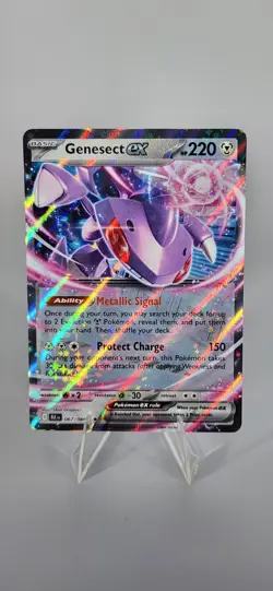 Pokemon Sv: Black Bolt Genesect EX Double Rare Holo Card 067/086 English NM - Image 1