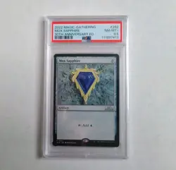 MTG Mox Sapphire PSA 8.5 NM-MT+ Magic 30 VERY RARE POWER 9 Card 30th Anniversary - Image 1