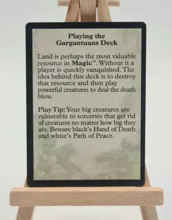 Strategy Card: Gargantuans 1 Portal 1 Magic Karte MTG englisch - Image 2