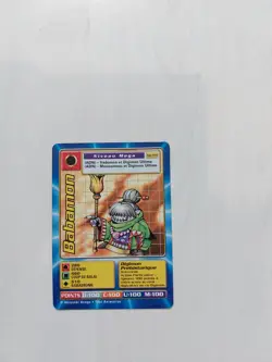 Babamon Carte Digimon Francais Bandai 2000 MP-109 Mega Pack French Card - Image 1