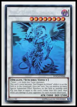 Scarlight Red Dragon Archfiend (Ghost Rare) DOCS-EN046 Yugioh Card - Image 1