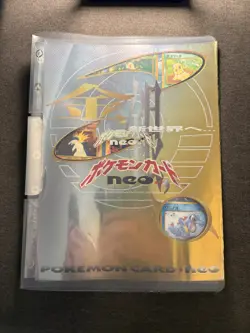 Pokemon Japanese Neo Genesis 1999 9-Card Promo Binder (3 HOLO) - Image 1
