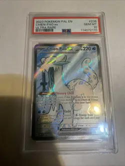 Chien-Pao ex - 236/193 - Pokemon Paldea Evolved Full Art Ultra Rare Card PSA 10 - Image 1