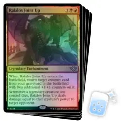 FOIL RAKDOS JOINS UP X4 Outlaws Of Thunder Junction OTJ Magic MTG MINT CARD - Image 1