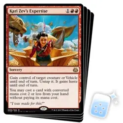 KARI ZEV'S EXPERTISE X4 Aether Revolt AER Magic MTG MINT CARD - Image 1