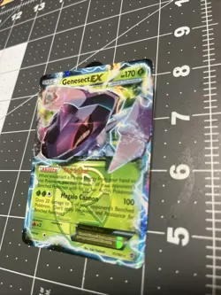 Pokemon Genesect EX TCG Team Plasma Holo Ultra Rare Card 11/101 Plasma Blast MP - Image 3