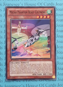 JOTL-EN024 Mecha Phantom Beast Coltwing Yu-Gi-Oh Card 1st Edition New - Image 1