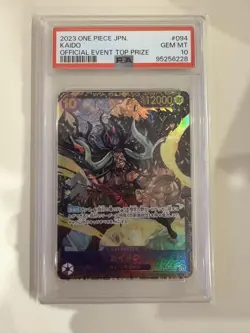Kaido PSA10 Flagship Battle Promo One Piece Card Rare Tournament TCG - Image 1