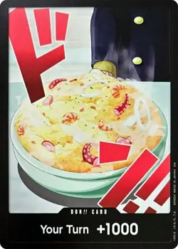 DON!! Card (Sanji) FOIL OPCG One Piece Card Game PRB-02 Premium Booster - Image 1