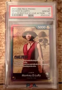 PSA10 One Piece Card Game Overseas Exclusive 8-Pack Luffy Live Action 【U.S./DDP】 - Image 1