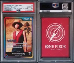 PSA10 One Piece Card Game Overseas Exclusive 8-Pack Luffy Live Action 【U.S./DDP】 - Image 2