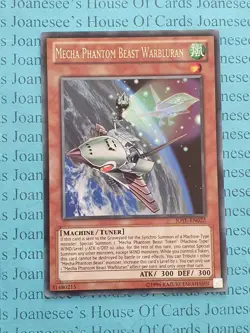 JOTL-EN022 Mecha Phantom Beast Warbluran Rare Yu-Gi-Oh Card Unl New - Image 1