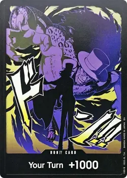 DON!! Card (Rob Lucci) FOIL OPCG One Piece Card Game PRB-02 Premium Booster - Image 1