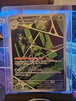 Pokemon TCG Spidops 187/182 IR SV10 Destined Rivals Holo Card Fresh out of pack - Image 2