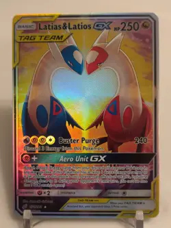 *Custom-made*Highest Quality,Latias & Latios Tagteam,Textured Holo"Display Card" - Image 1