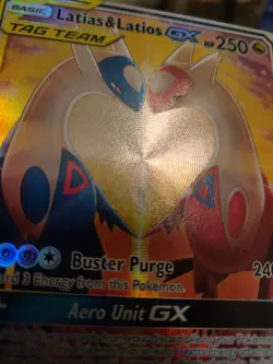 *Custom-made*Highest Quality,Latias & Latios Tagteam,Textured Holo"Display Card" - Image 5
