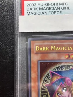 PSA 9 Mint 2003 Dark Magician Girl MFC-000 Secret Rare Yu-Gi-Oh Card English - Image 2