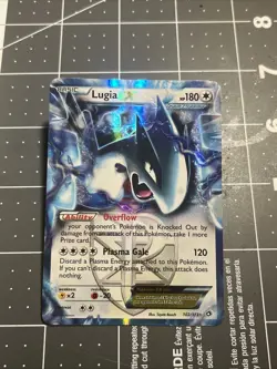 Pokemon TCG Lugia EX Legendary Treasures Holo Rare Card 102/113 DMG - Image 1