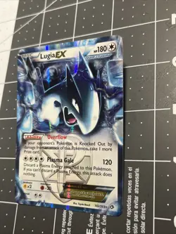 Pokemon TCG Lugia EX Legendary Treasures Holo Rare Card 102/113 DMG - Image 3