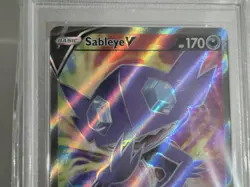 SABLEYE V PSA 10 GEM MINT 194/202 POKEMON CARD SWSH SWORD & SHIELD BASE SET 2020 - Image 5