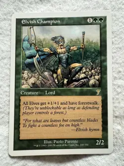 MTG - Elvish Champion - 7th Edition - NM - Free Shipping - Image 1