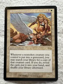 MTG - Remembrance - Urza's Saga - NM - Free Shipping! - Image 1